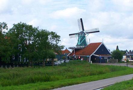 荷兰风车乡村