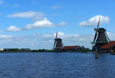 荷兰风车乡村