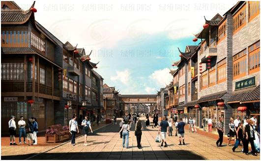 新建古镇的空间规划探讨江苏长山古镇规划设计